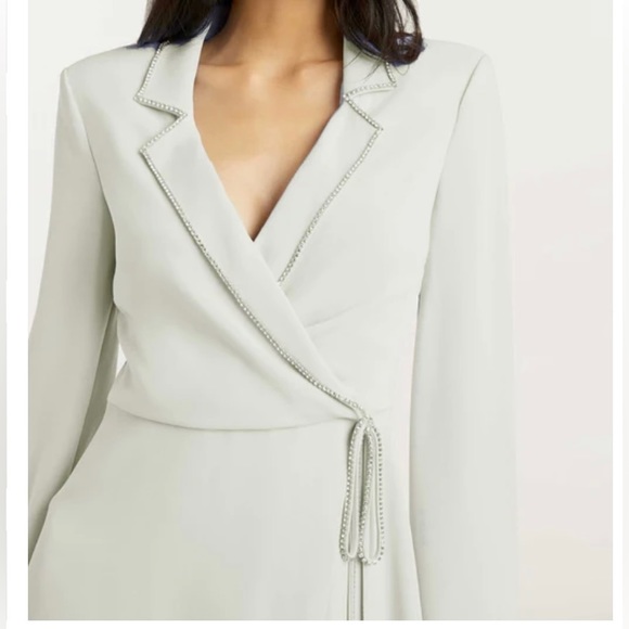 Cinq à Sept Revolve Barette Crystal-Trim Blazer Dress Size 2 NWT - Picture 4 of 11